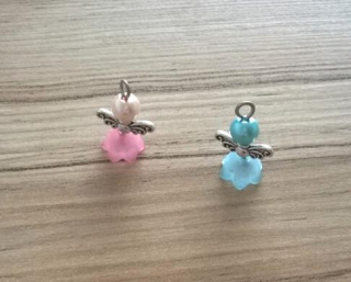 Andílek pro štěstí - talisman - 1 pár (H95)