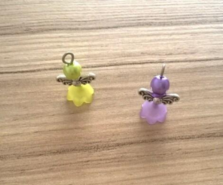 Andílek pro štěstí - talisman - 1 pár (H97)