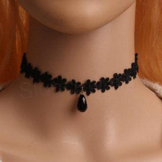 Náhrdelník choker s perličkou (BD105)