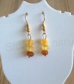 Jantarové náušnice (Baltský Jantar) (X39)