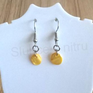 Minerální Perleťové náušnice  (X56)