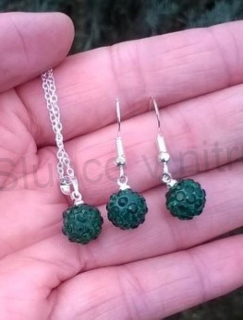 Postřííbřená souprava šperků se Swarovski Elements (BS22)