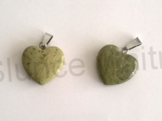 Přívěšek Jaspis  srdce (X104)