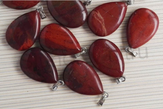 Přívěšek Jaspis kapka (X109)