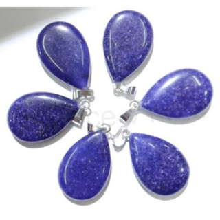 Přívěšek Aventurín modrý kapka (X111)