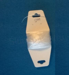 Pruženka plochá - čirá 0,5 mm, 50 m v balení (N97)