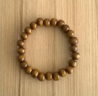 Dřevěný korálkový náramek (BC270)