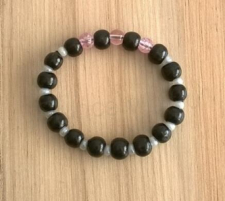 Etnický styl - Dřevěný korálkový náramek s ozdobami (BC359)