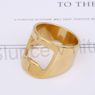 Pánský prsten z chirurgické oceli Otvirák (BP244)