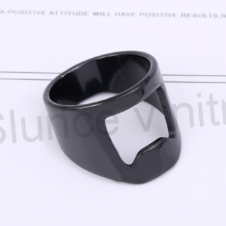 Pánský prsten z chirurgické oceli Otvirák (BP245)