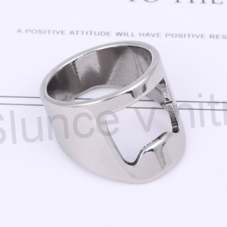 Pánský prsten z chirurgické oceli Otvirák (BP246)