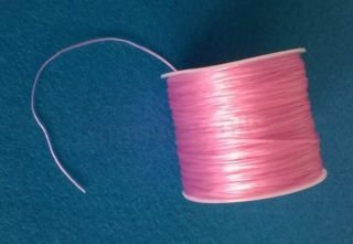 Pruženka plochá růžová 0,5 mm (N98)