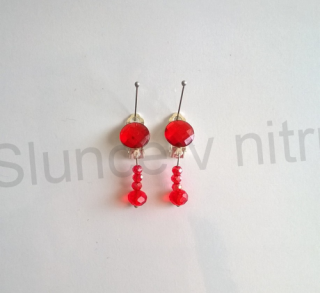 Náušnice klipsy swarovski elements (BB175)