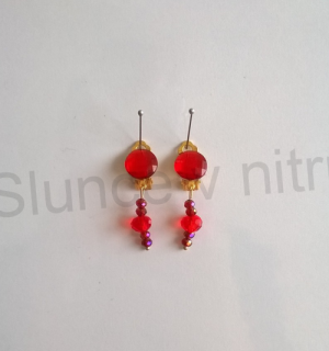 Náušnice klipsy swarovski elements (BB176)