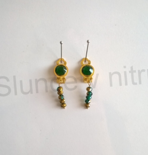 Náušnice klipsy swarovski elements (BB183)