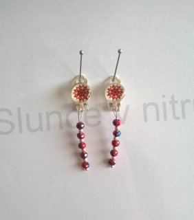 Náušnice klipsy swarovski elements (BB189)