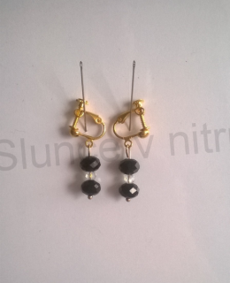 Náušnice klipsy swarovski elements šroubovací (BB231)