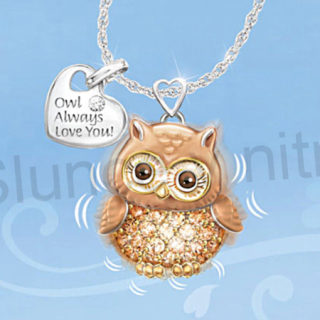 Náhrdelník s přívěškem sovy (BD137)