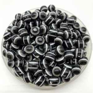 Plastový korálek Oko 10 mm | černé (AC197)