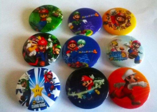 Brož – odznak SUPER MARIO pro děti i dospělé (HB57)