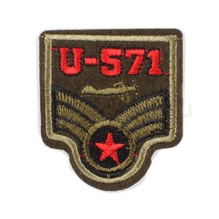 Samolepicí nažehlovací nášivka – vojenská, 5 × 5,7 cm (C231) 