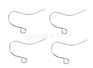 Afroháček jednoduchý chirurgická ocel 14 x 20 mm, 1 pár (AA237)