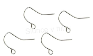 Afroháček jednoduchý chirurgická ocel 14 x 22 mm, 1 pár (AA238)