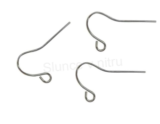 Afroháček jednoduchý chirurgická ocel 14,6 x 22 mm, 1 pár (AA240)