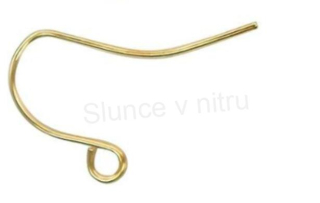 Afroháček jednoduchý chirurgická ocel 15 x 20 mm, 1 pár (AA245)