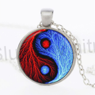 Náhrdelník s přívěškem Jin a Jang (BD156)