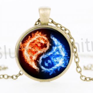 Náhrdelník s přívěškem Jin a Jang (BD159)