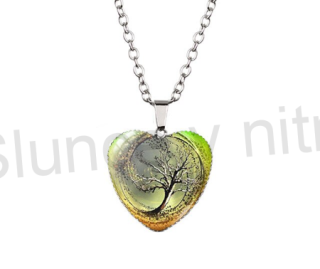 Náhrdelník s přívěškem Strom života srdce (BD162)