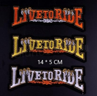 Moto nášivky Live to Ride (C234)