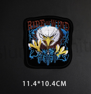 Moto nášivka Ride Like The Wind (C238)