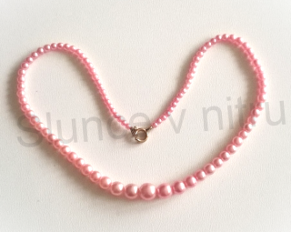 Náhrdelník korálkový, starožitný (BD185)