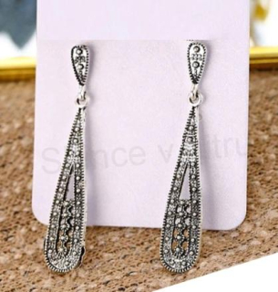 Puzetové dlouhé bohemia náušnice – etnický styl (BB251)