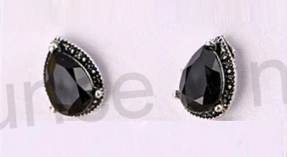 Postříbřené Bohemia náušnice  (BB252)