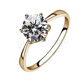 Dámský prsten se zirkonem AAA CZ – šestiúhelníkový design, vysoký lesk (BP42) (BP42)