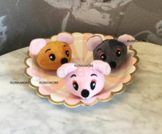 Plyšová hračka myš více barev (D82)