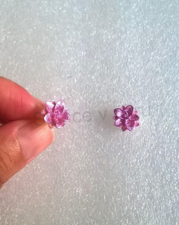 Puzetové náušnice hypoalergenní kytičkové (BB262)