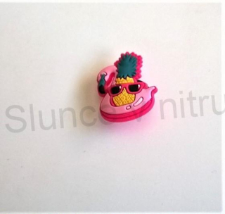 Gumové odznačky plameňák (H149)