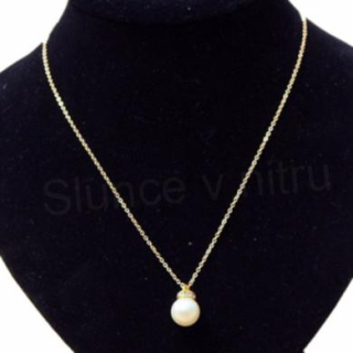 Náhrdelník, přívěšek s perličkou (BD205)
