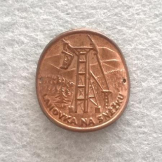 Turistický štítek na hůl – Lanovka na Sněžku (MB53)