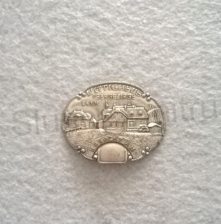 Turistický štítek na hůl - Wittghaus Isergebirge (MB100)