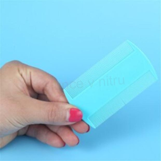 Univerzální hřeben na blechy a vši oboustranný tyrkysový (T29)