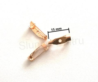 Brožový můstek 15 mm – KC zlatá barva (C284)