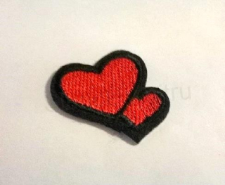 Nášivka Srdce 3 x 3,4 cm (C295)