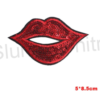 Nášivka Pusa s flitry  (C303)