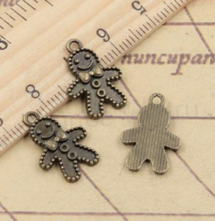Přívěsek Perníček - 18 x 13 mm (AA260)