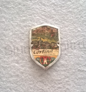 Turistický štítek na hůl - Cortina Dolomiti 1224m.  (MB147)